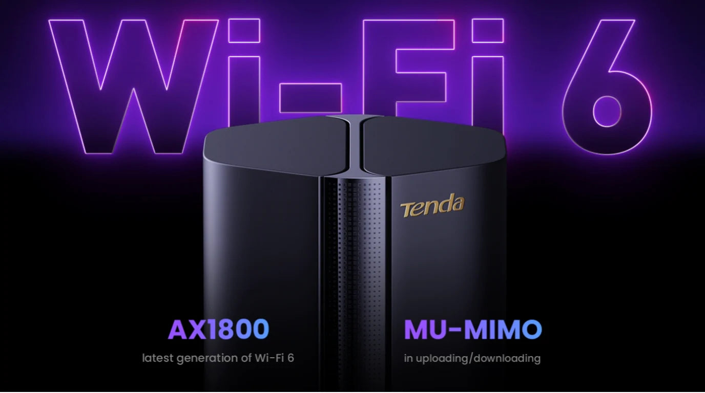 Tenda AX1800 Wi-Fi 6 5G NR Router Tenda AX1800 Wi-Fi 6 5G NR Router